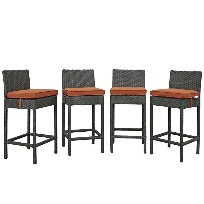 Sojourn 4 Piece Outdoor Patio Sunbrella� Pub Set