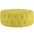 Amour Upholstered Fabric Ottoman