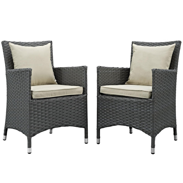Sojourn 2 Piece Outdoor Patio Sunbrella� Dining Set