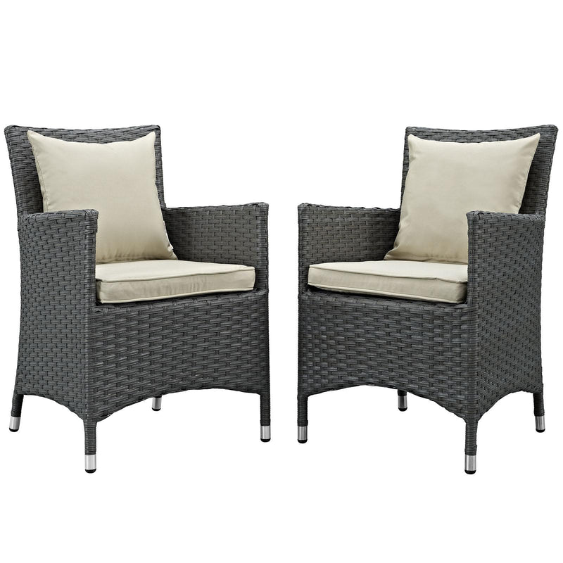 Sojourn 2 Piece Outdoor Patio Sunbrella� Dining Set