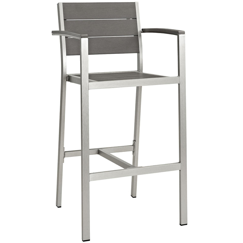 Shore Outdoor Patio Aluminum Bar Stool image