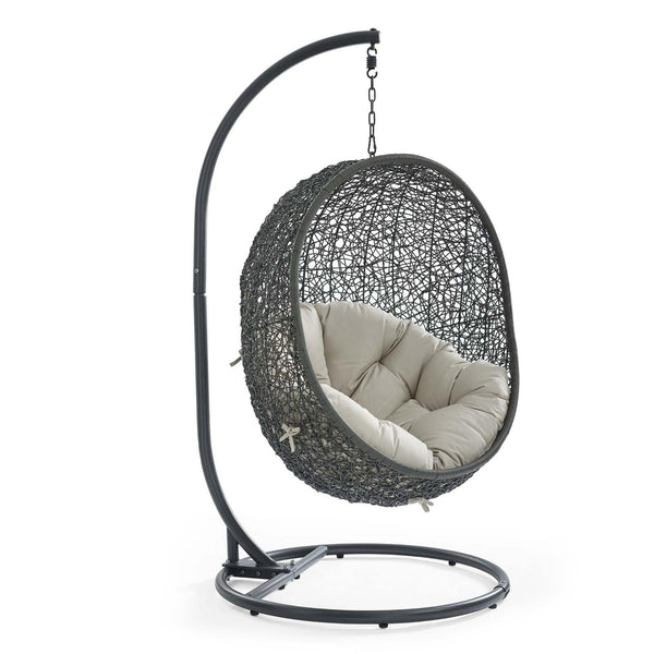 Hide Outdoor Patio Swing Chair With Stand image
