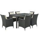 Sojourn 7 Piece Outdoor Patio Sunbrella� Dining Set