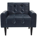 Delve Upholstered Vinyl Accent Chair