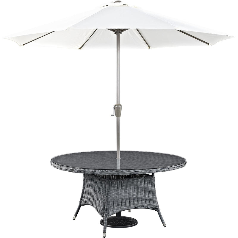 Summon 8 Piece Outdoor Patio Sunbrella� Dining Set