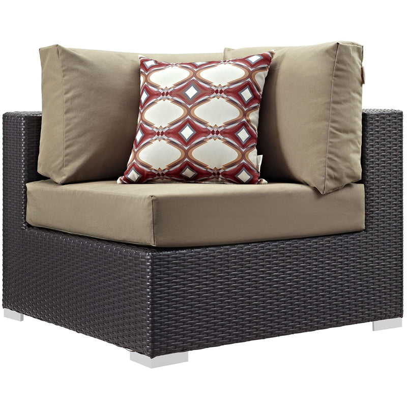 Convene 5 Piece Outdoor Patio Sectional Set