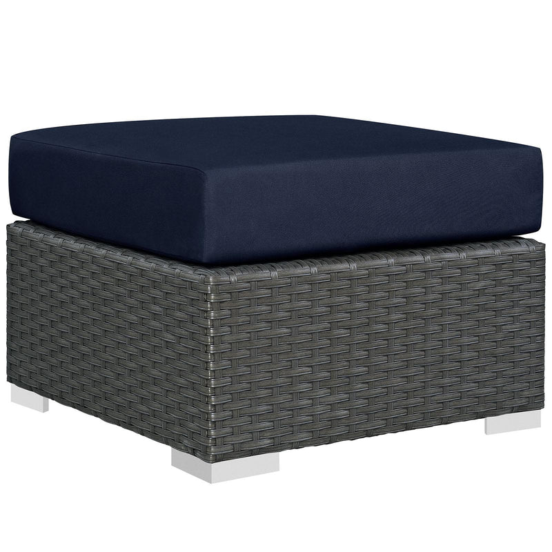 Sojourn 8 Piece Outdoor Patio Sunbrella� Sectional Set