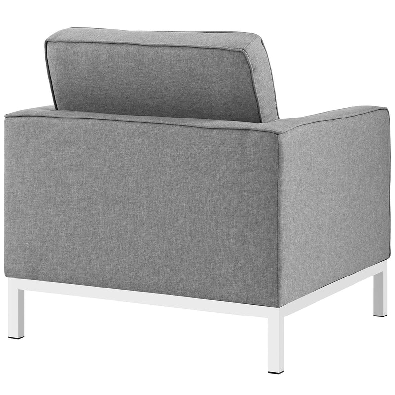 Loft Upholstered Fabric Armchair