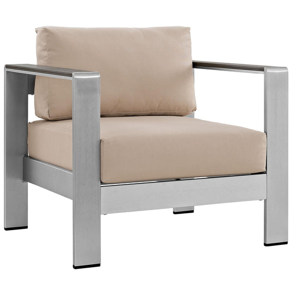 Shore Outdoor Patio Aluminum Armchair image