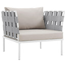 Harmony Outdoor Patio Aluminum Armchair