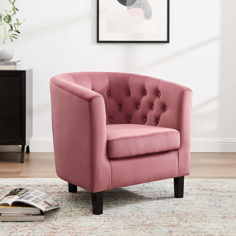 Prospect Performance Velvet Armchair