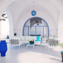 Harmony 8 Piece Outdoor Patio Aluminum Sectional Sofa Set