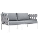 Harmony 5 Piece Outdoor Patio Aluminum Sectional Sofa Set