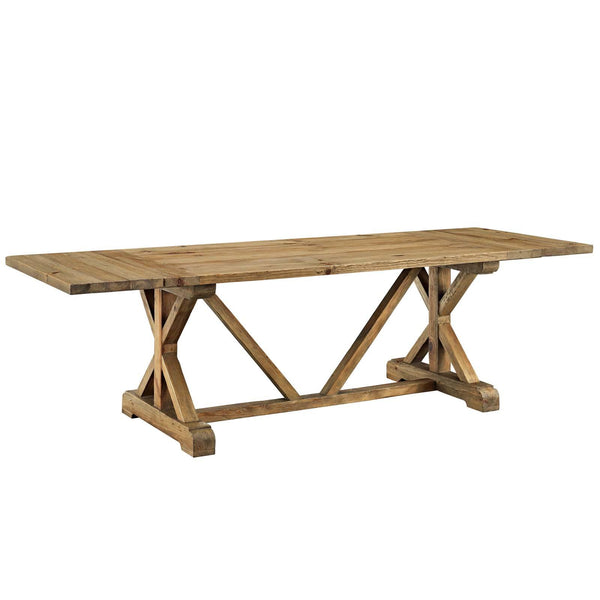 Den Extendable Wood Dining Table image