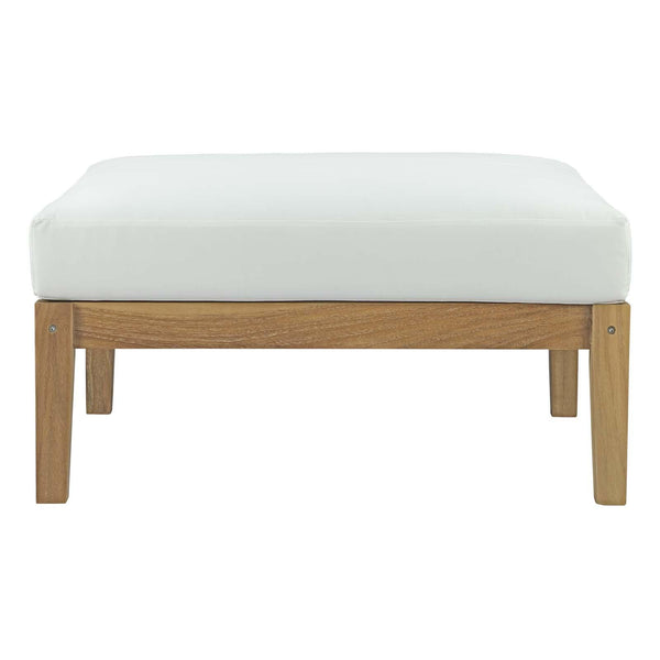 Bayport Outdoor Patio Teak Ottoman