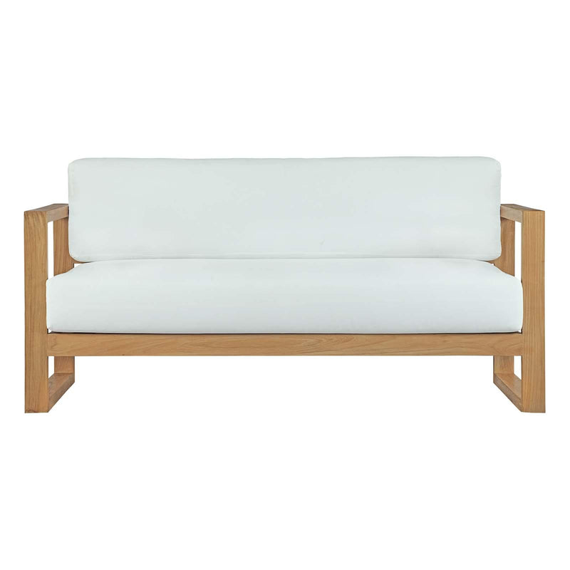 Upland Outdoor Patio Teak Sofa