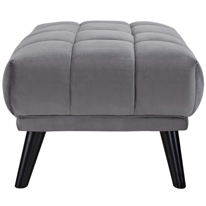 Bestow Performance Velvet Ottoman