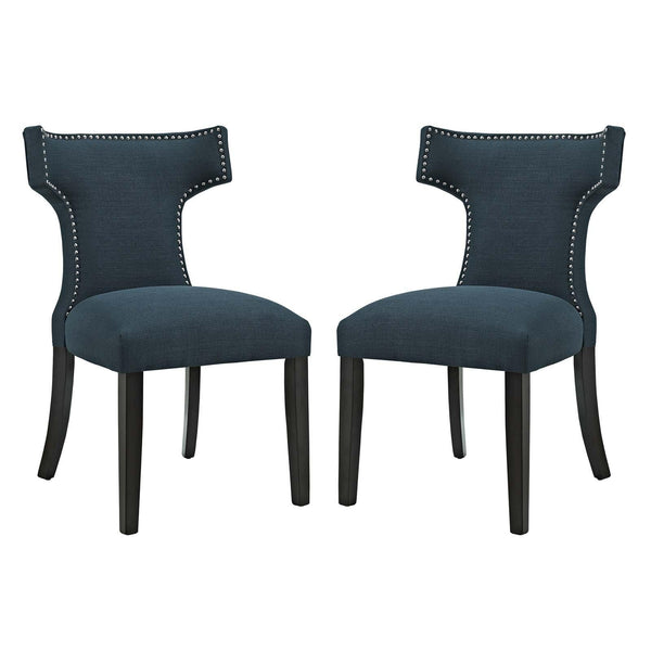 Curve Dining Side Chair Fabric Set of 2 image