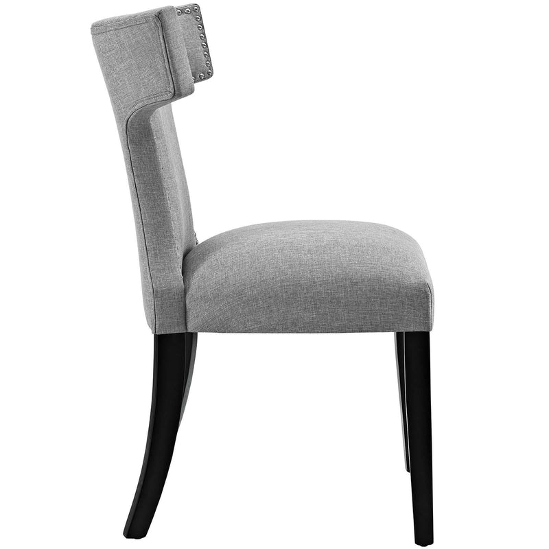 Curve Fabric Dining Chair