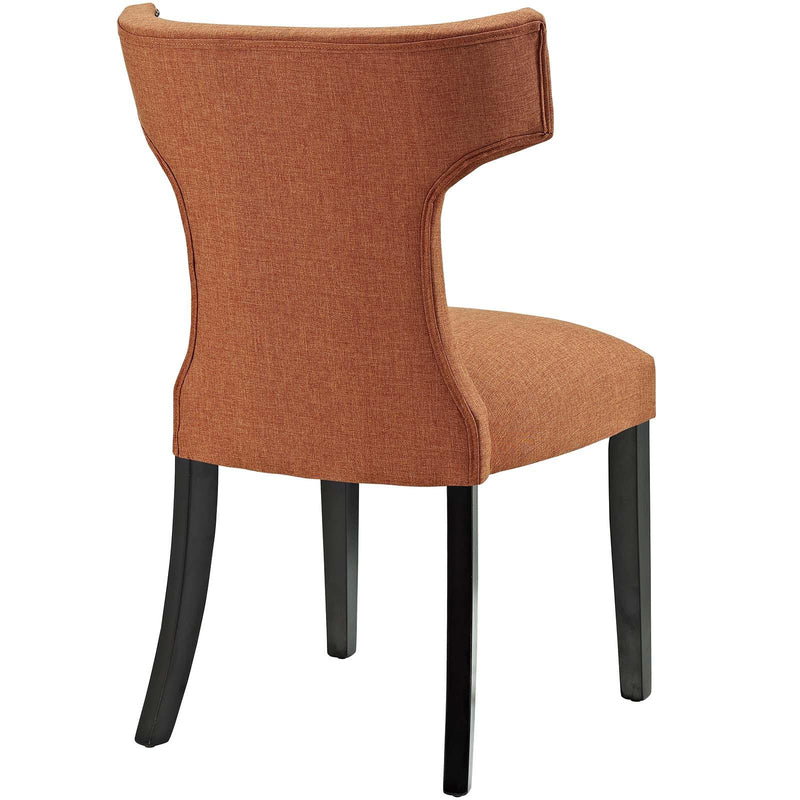 Curve Fabric Dining Chair