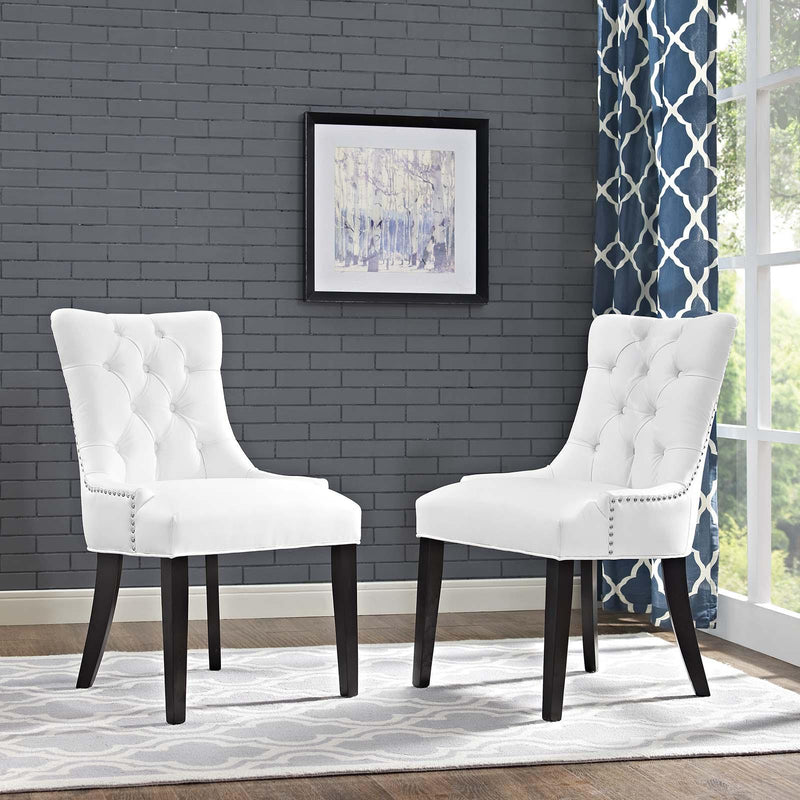 Regent Dining Side Chair Vinyl Set of 2