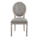 Arise Vintage French Upholstered Fabric Dining Side Chair