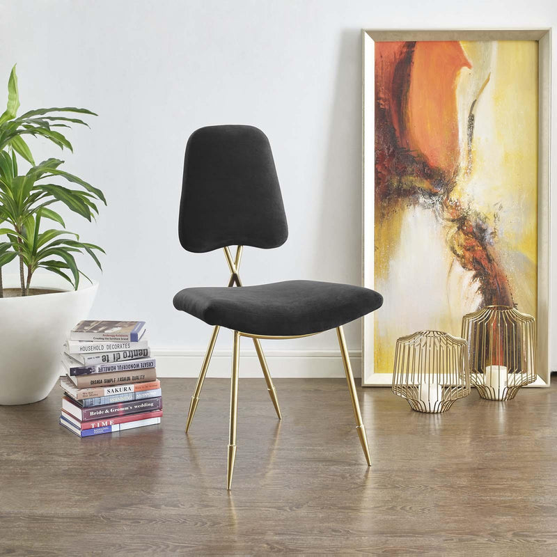 Ponder Performance Velvet Dining Side Chair