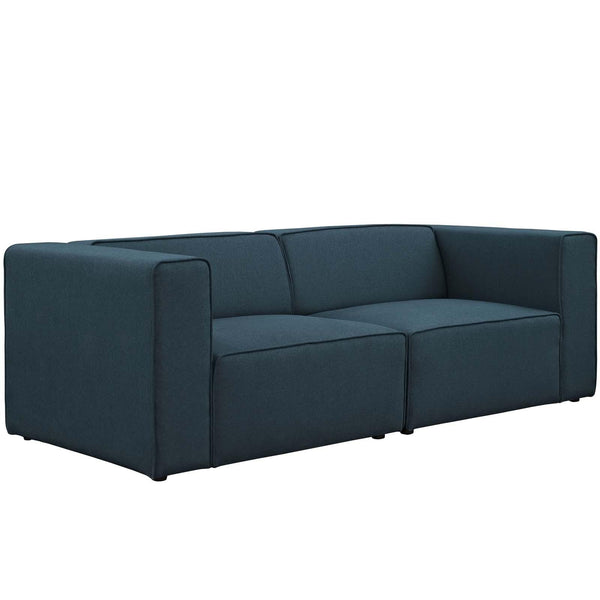 Mingle 2 Piece Upholstered Fabric Sectional Sofa Set image