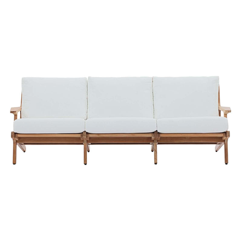 Saratoga Outdoor Patio Premium Grade A Teak Wood Sofa