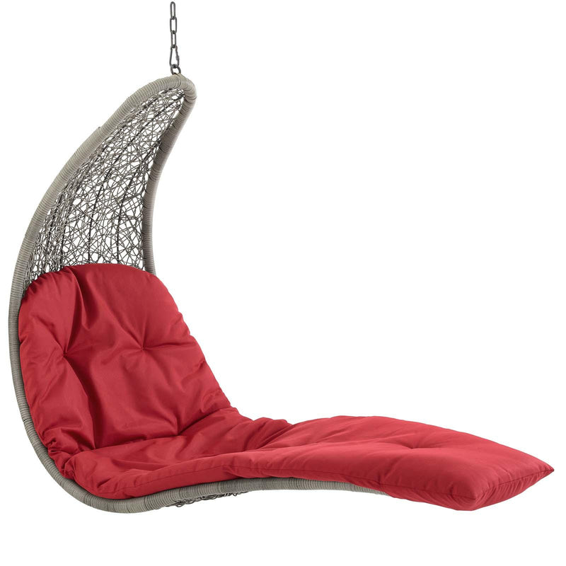 Landscape Hanging Chaise Lounge Outdoor Patio Swing Chair