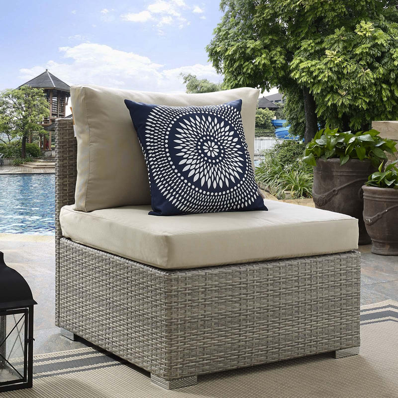 Repose Sunbrella� Fabric Outdoor Patio Armless Chair