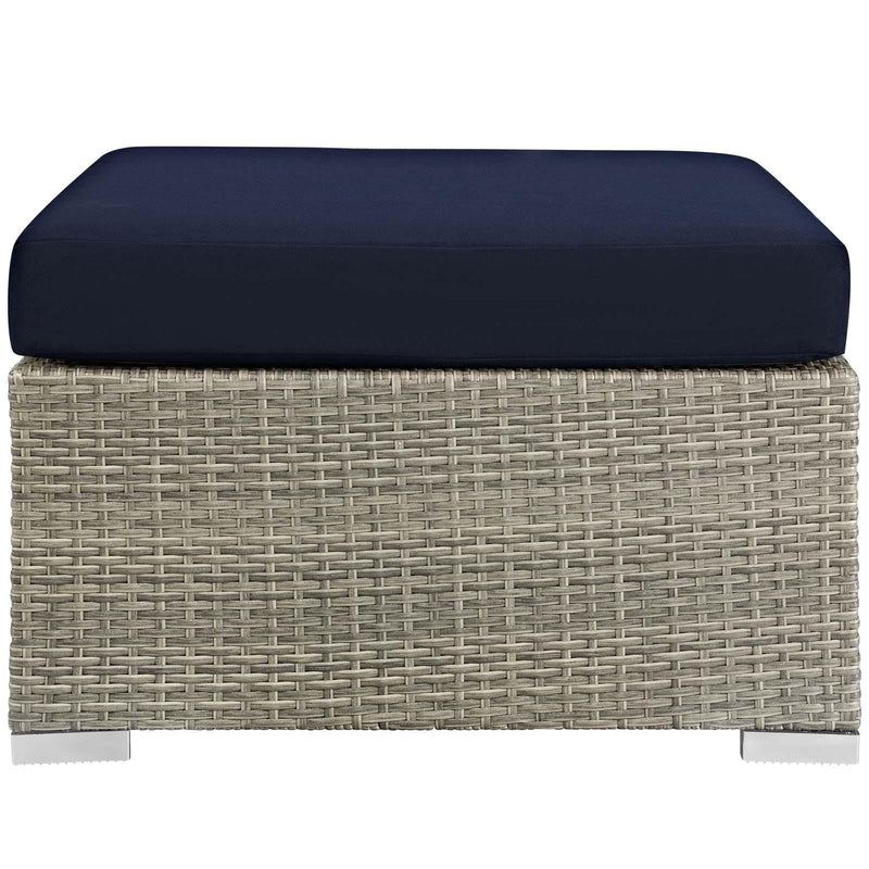 Repose Sunbrella� Fabric Outdoor Patio Ottoman
