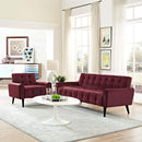 Delve Living Room Set Performance Velvet Set of 2