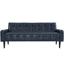 Delve Upholstered Vinyl Sofa