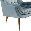 Suggest Button Tufted Performance Velvet Lounge Chair