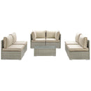 Repose 7 Piece Outdoor Patio Sectional Set