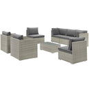 Repose 8 Piece Outdoor Patio Sectional Set