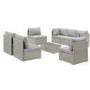 Repose 8 Piece Outdoor Patio Sectional Set
