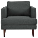 Agile Upholstered Fabric Armchair