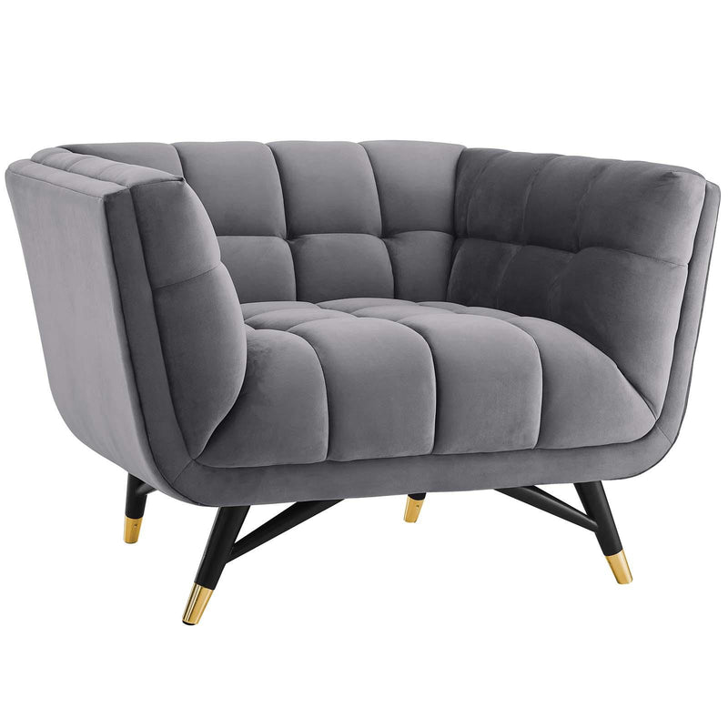 Adept Performance Velvet Armchair image