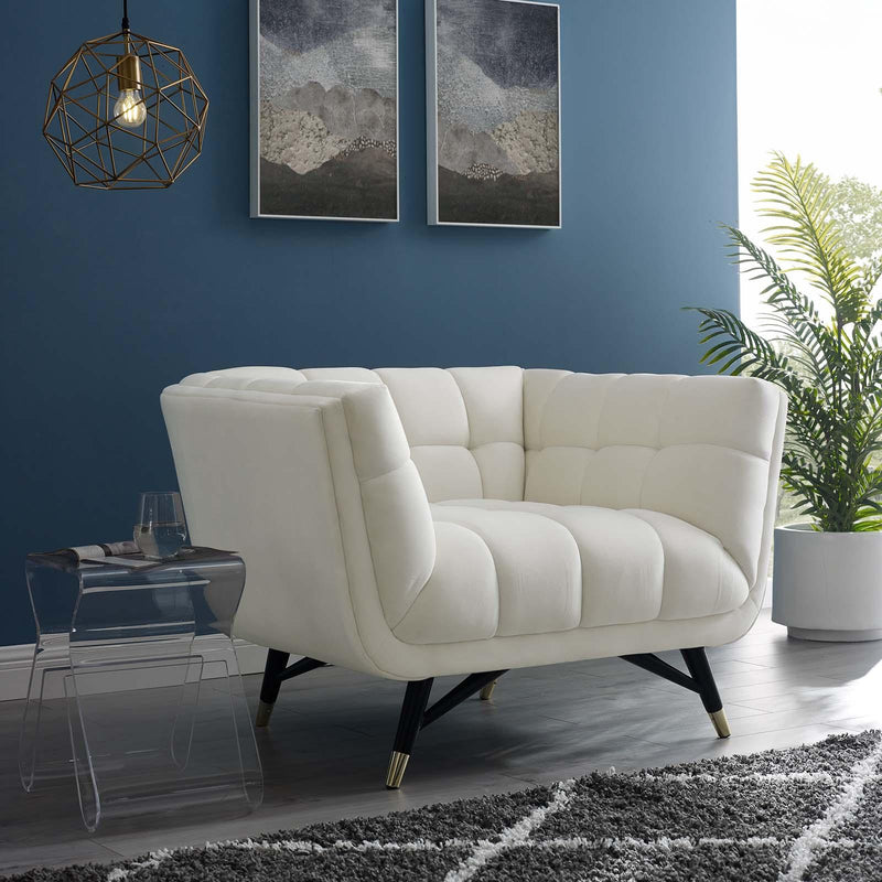 Adept Performance Velvet Armchair