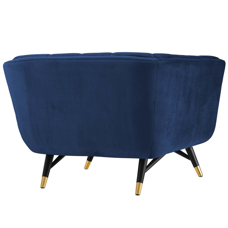 Adept Performance Velvet Armchair