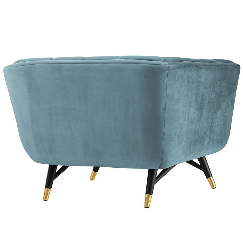 Adept Performance Velvet Armchair