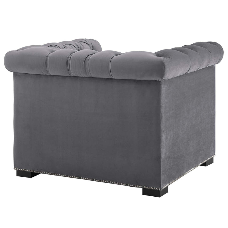 Heritage Performance Velvet Armchair