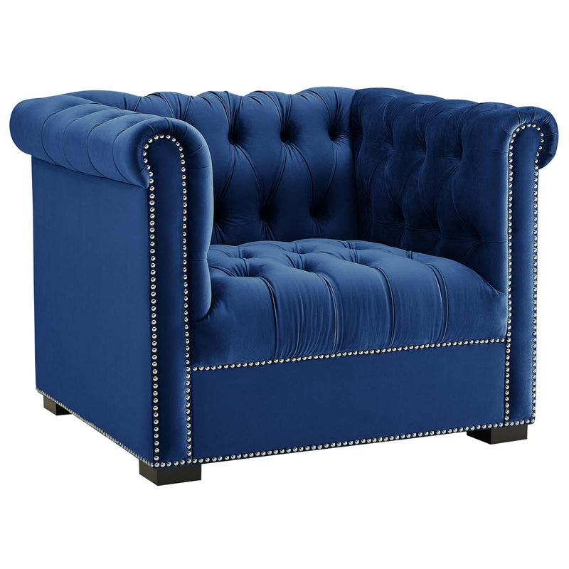 Heritage Performance Velvet Armchair