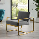 Astute Performance Velvet Armchair