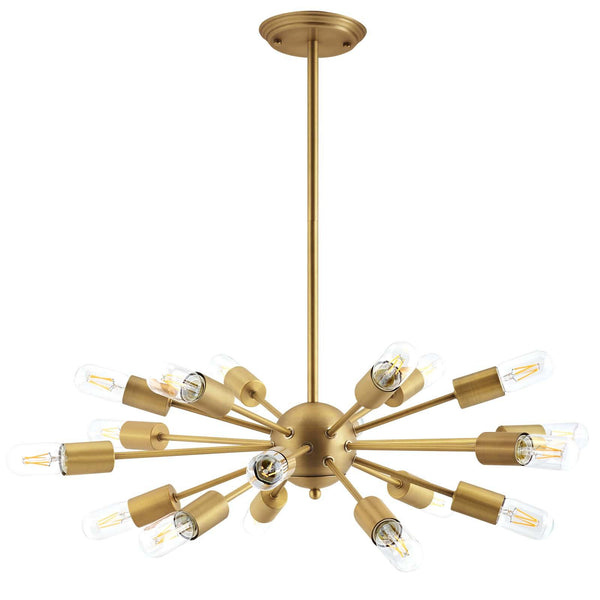 Resolve Brass Pendant Chandelier image