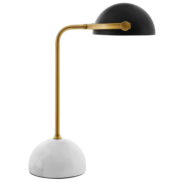 Convey Bronze and White Marble Table Lamp image