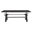 Genuine 96" Crank Height Adjustable Rectangle Dining and Conference Table