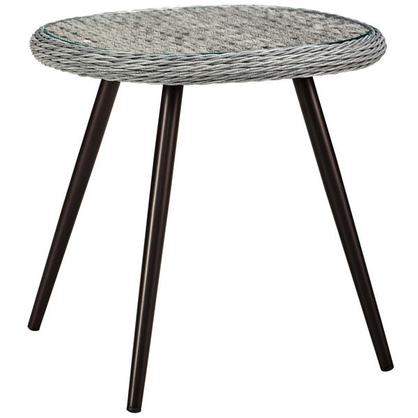 Endeavor Outdoor Patio Wicker Rattan Side Table image